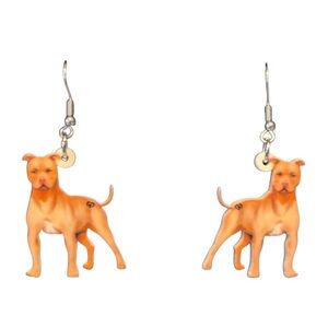 Charming Brown Dog Earrings🐾
